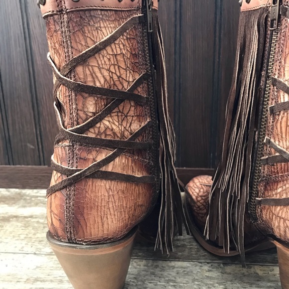BRAND NEW CORRAL FRINGE BOOTIES! - Picture 3 of 6